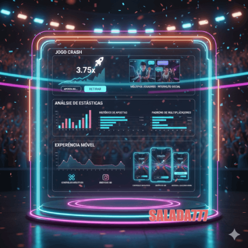 Jogue Crash e ganhe alto na SALADA777!
