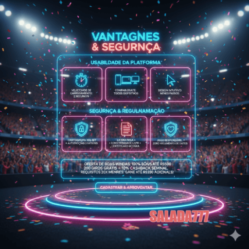 Cassino SALADA777, Seguro, Promoções